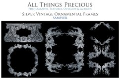 25 CLIPART SILVER FRAMES for Scrapbooking, Ornamental Product Image 7