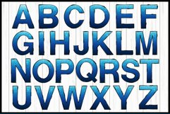 Christmas Alphabet Bundle, Decorative ABC Sublimation Files Product Image 2