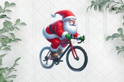 Sports Santa Claus Sublimation Clipart Product Image 1