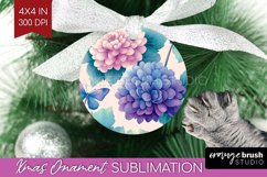 Spring Blossom Ornament PNG - Flowers PNG Sublimation Product Image 1