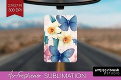 Spring Blossom Air Freshener PNG - Flowers PNG Sublimation Product Image 1