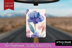Spring Blossom Air Freshener PNG - Flowers PNG Sublimation Product Image 1