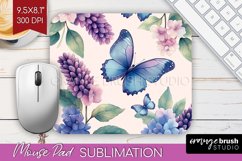 Spring Blossom Mouse Pad Sublimation - Flowers Mousepad PNG Product Image 1