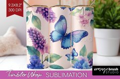 Spring Blossom Tumbler Wrap - Flowers Tumbler PNG Product Image 1