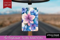 Spring Blossom Air Freshener PNG - Flowers PNG Sublimation Product Image 1