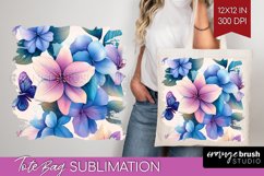 Spring Blossom Tote Bag - Flowers Tote Bag PNG Sublimation Product Image 1