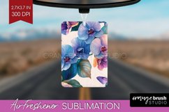 Spring Blossom Air Freshener PNG - Flowers PNG Sublimation Product Image 1