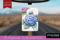Spring Blossom Air Freshener PNG - Flowers PNG Sublimation Product Image 1