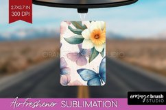 Spring Blossom Air Freshener PNG - Flowers PNG Sublimation Product Image 1