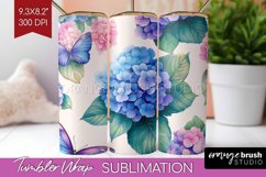 Spring Blossom Tumbler Wrap - Flowers Tumbler PNG Product Image 1