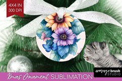 Spring Blossom Ornament PNG - Flowers PNG Sublimation Product Image 1
