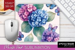 Spring Blossom Mouse Pad Sublimation - Flowers Mousepad PNG Product Image 1