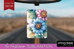 Spring Blossom Air Freshener PNG - Flowers PNG Sublimation Product Image 1