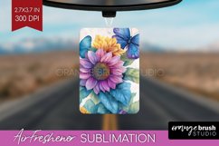 Spring Blossom Air Freshener PNG - Flowers PNG Sublimation Product Image 1