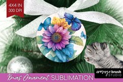 Spring Blossom Ornament PNG - Flowers PNG Sublimation Product Image 1