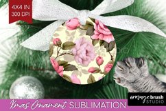 Spring Flowers Ornament PNG - Floral PNG Sublimation Product Image 1