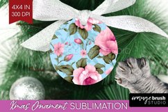 Spring Flowers Ornament PNG - Floral PNG Sublimation Product Image 1