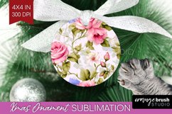 Spring Flowers Ornament PNG - Floral PNG Sublimation Product Image 1
