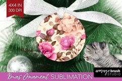 Spring Flowers Ornament PNG - Floral PNG Sublimation Product Image 1
