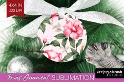 Spring Flowers Ornament PNG - Floral PNG Sublimation Product Image 1