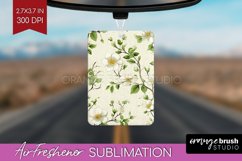 Spring Flowers Air Freshener PNG - Floral PNG Sublimation Product Image 1