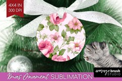Spring Flowers Ornament PNG - Floral PNG Sublimation Product Image 1