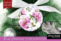 Spring Flowers Ornament PNG - Floral PNG Sublimation Product Image 1