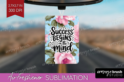 Inspirational Quote Air Freshener PNG - Floral PNG Product Image 1