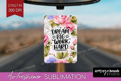 Inspirational Quote Air Freshener PNG - Floral PNG Product Image 1