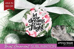 Inspirational Quote Ornament PNG - Floral PNG Sublimation Product Image 1