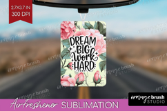 Inspirational Quote Air Freshener PNG - Floral PNG Product Image 1