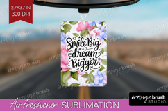 Inspirational Quote Air Freshener PNG - Floral PNG Product Image 1