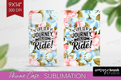Inspirational Quote Phone Case PNG - Floral Case PNG Product Image 1