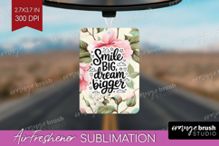 Inspirational Quote Air Freshener PNG - Floral PNG Product Image 1