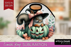 Squirrel Halloween Lunch Bag Coquette Lunch Bug PNG Product Image 1