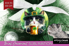 St. Patricks Day Ornament PNG - Cute Animals PNG Sublimation Product Image 1