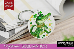 St. Patricks Day Keychain PNG - Cute Animals Keychain Product Image 1
