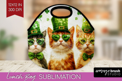 St. Patricks Day Lunch Bag - Cute Animals Lunch Bug PNG Product Image 1