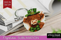 St. Patricks Day Keychain PNG - Cute Animals Keychain Product Image 1