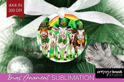 St. Patricks Day Ornament PNG - Cute Animals PNG Sublimation Product Image 1