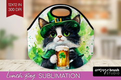St. Patricks Day Lunch Bag - Cute Animals Lunch Bug PNG Product Image 1