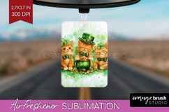 St. Patricks Day Air Freshener PNG - Cute Animals PNG Product Image 1