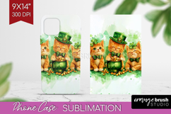 St. Patricks Day Phone Case PNG - Cute Animals Case PNG Product Image 1