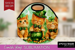 St. Patricks Day Lunch Bag - Cute Animals Lunch Bug PNG Product Image 1