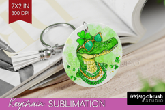 St. Patricks Day Keychain PNG - Cute Animals Keychain Product Image 1