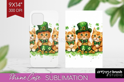 St. Patricks Day Phone Case PNG - Cute Animals Case PNG Product Image 1