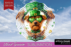 St. Patricks Day Wind Spinner Sublimation PNG - Cute Animals Product Image 1