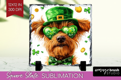 St. Patricks Day Slate PNG - Cute Animals Square Slate Product Image 1