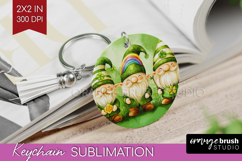 St. Patricks Day Keychain PNG - Cute Animals Keychain Product Image 1