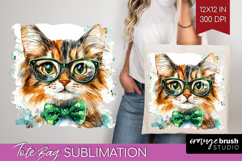 St. Patricks Day Tote Bag - Cute Animals Tote Bag PNG Product Image 1